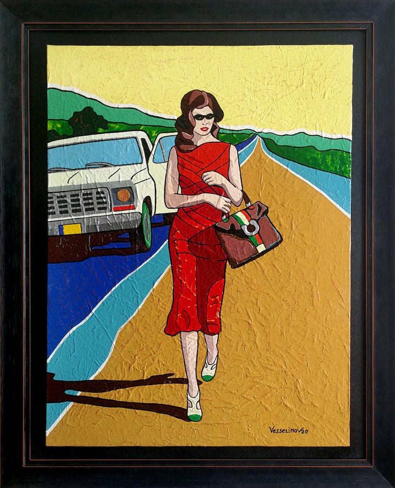 Vlado Vesselinov Camina una milla en mis zapatos!, Pintura, Óleo