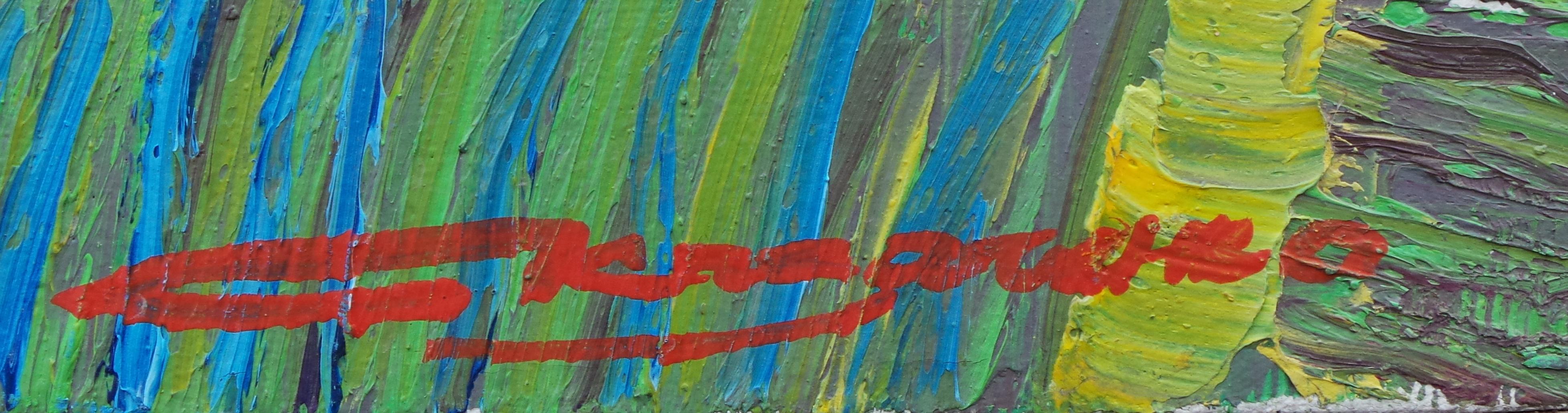 Le tableau a été peint en plein air dans le village de Bilshivtsi. La beauté du paysage panoramique a été peinte depuis la fenêtre du monastère cathodique.