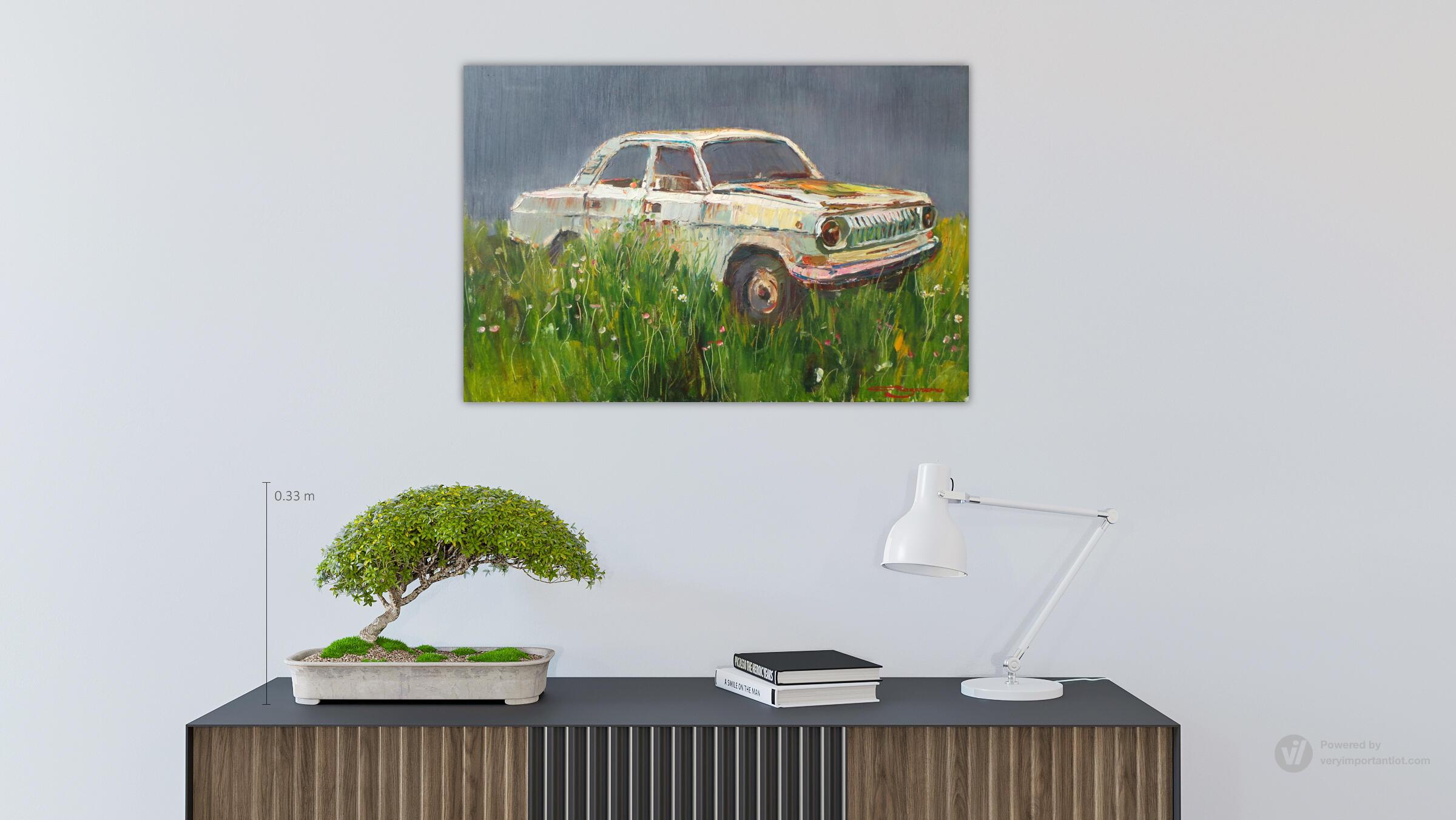 „Im hinteren Garten“ – Painting von Vladyslav Kazachenko
