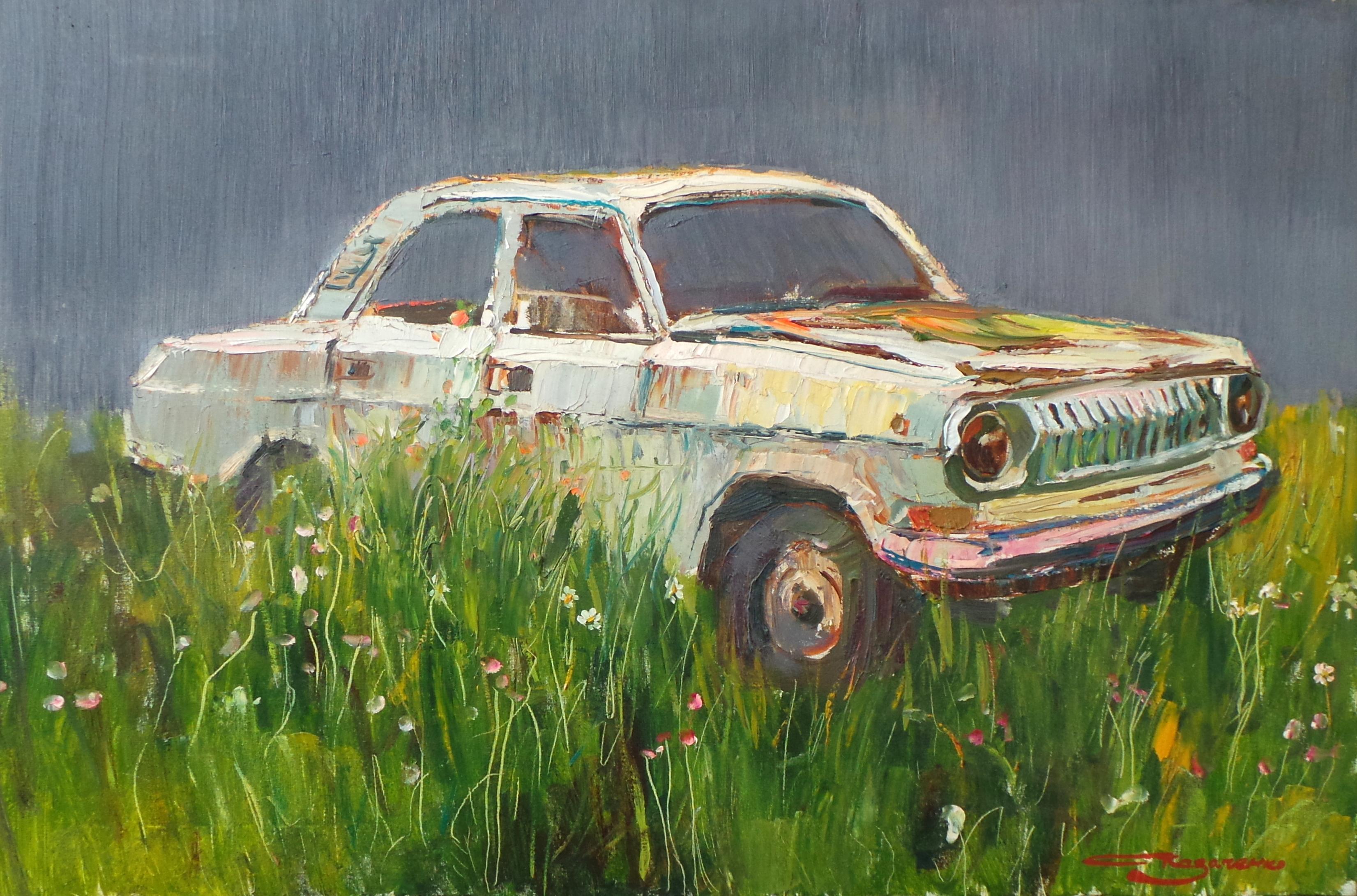 Vladyslav Kazachenko Interior Painting – „Im hinteren Garten“
