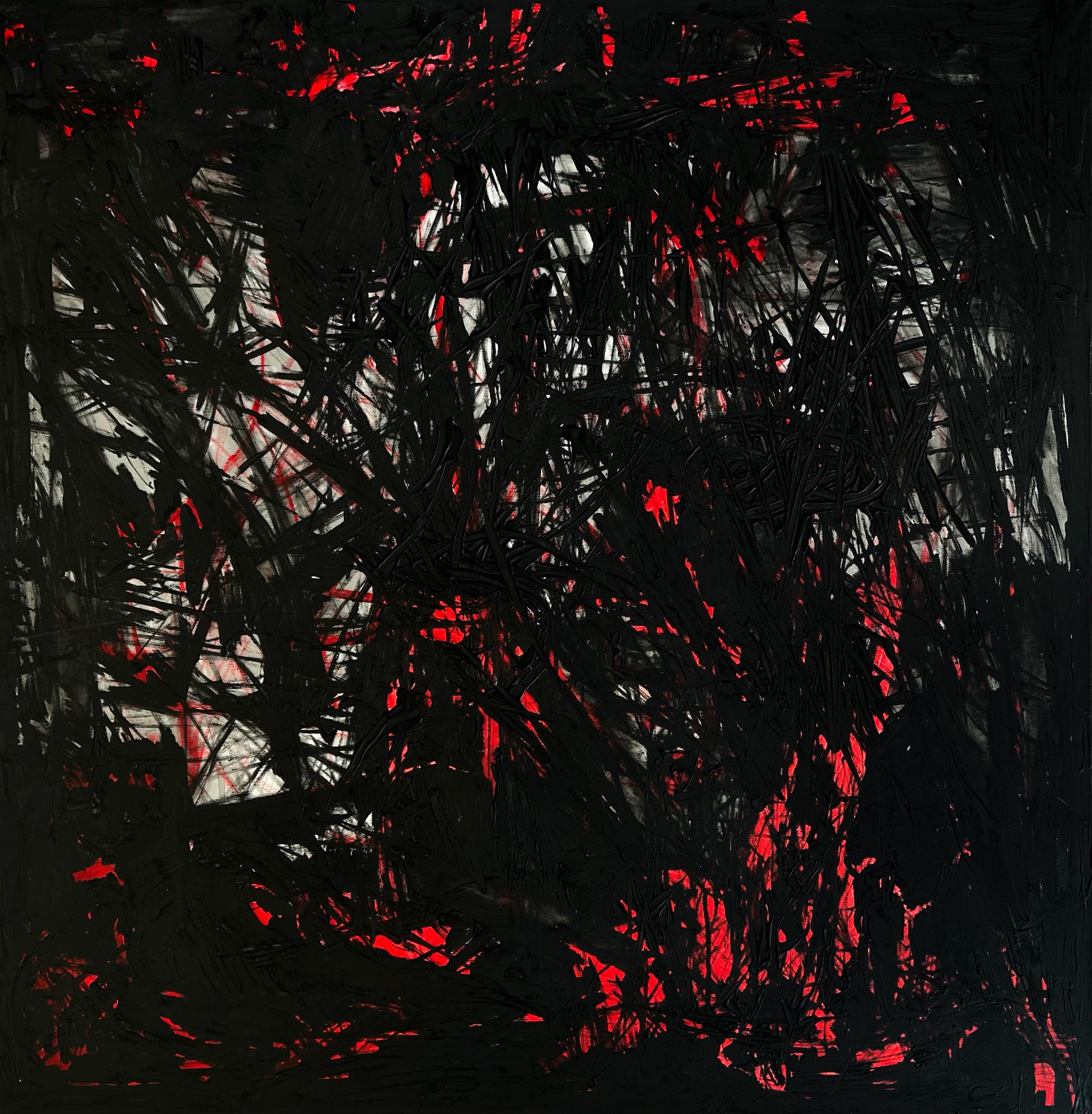 Abstract Painting di Vladyslav Vladymyrov - "Battaglia"
