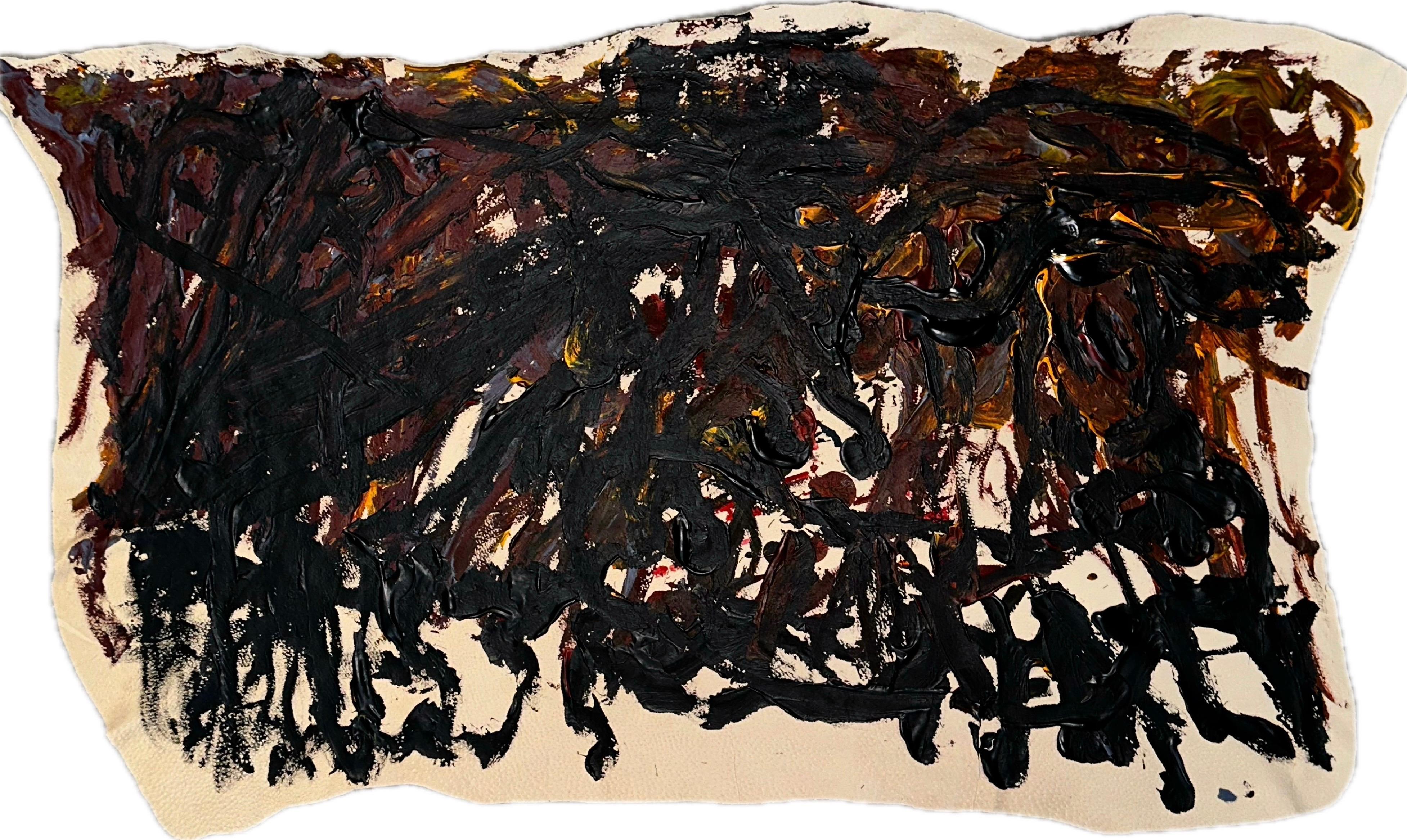 Abstract Painting di Vladyslav Vladymyrov - "Burattinaio"