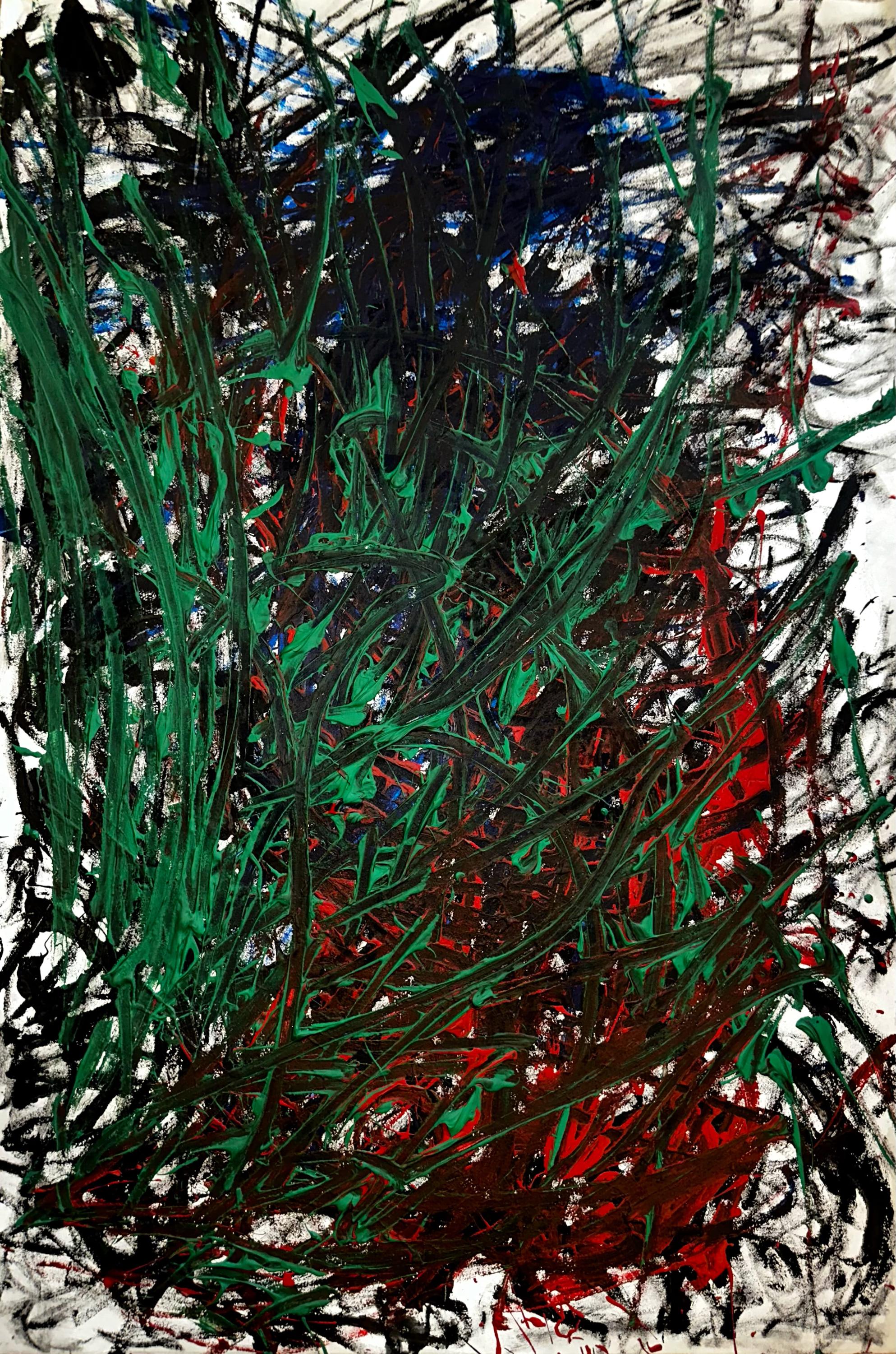 Vladyslav Vladymyrov Abstract Painting – „Retribution 1 2“