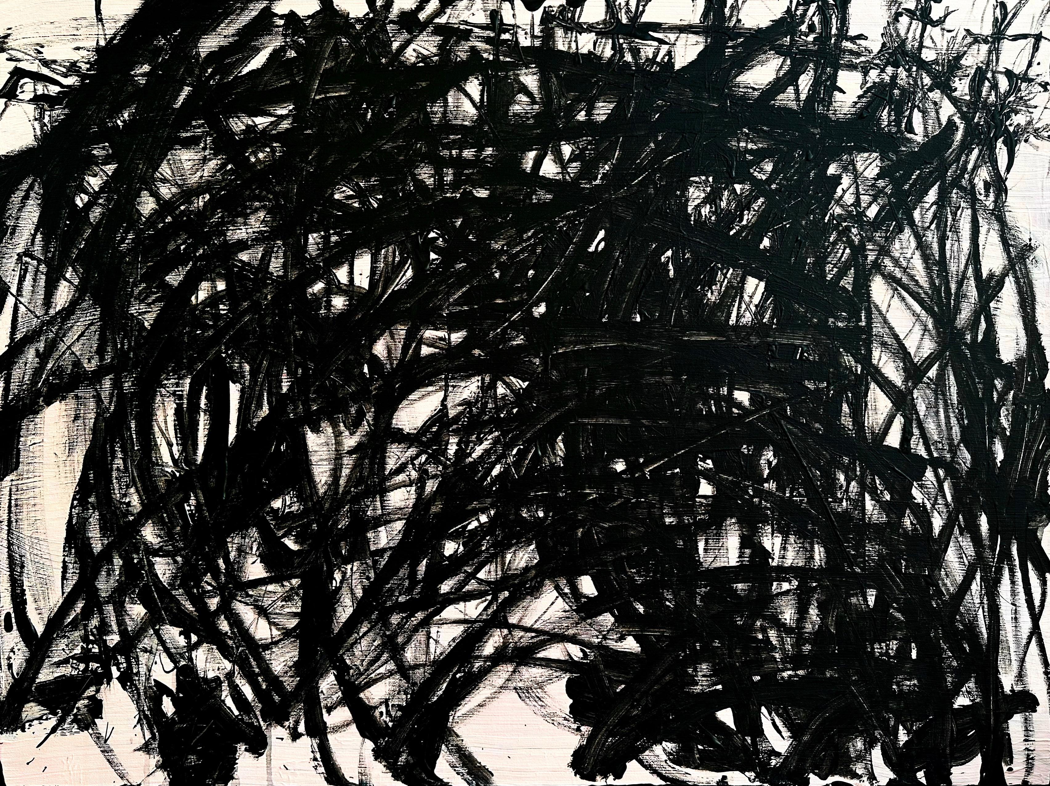 Vladyslav Vladymyrov Abstract Painting - "Thicket 2"