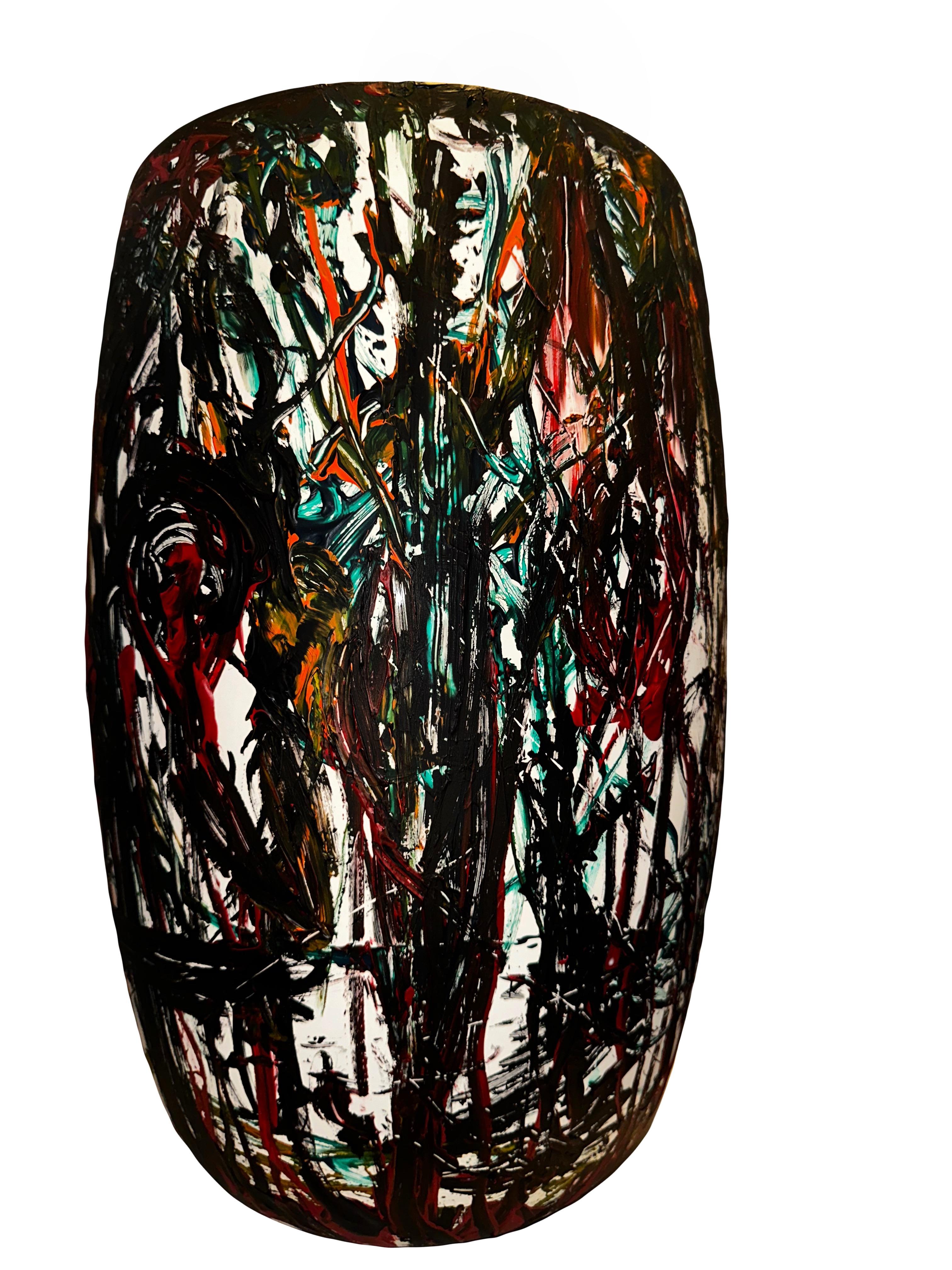 "Vase «Fool 2: The Mask of Truth»"