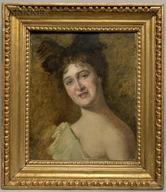 "Portrait of a Lady, " Vlaho Bukovac, Croatian Artist