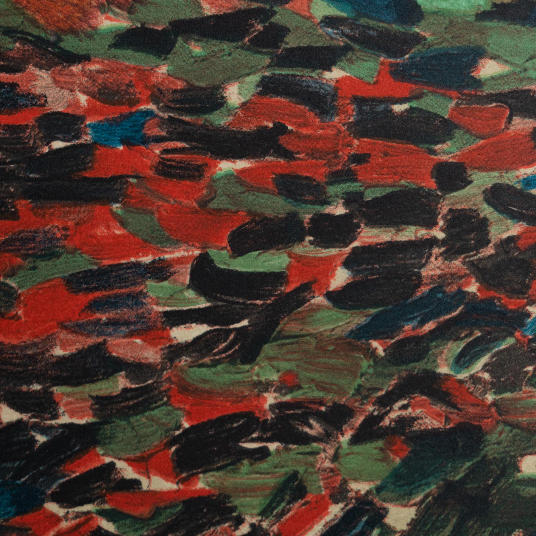 Lithographie encadrée Woods in Chatou de Vlamnick, couleur, vers 1972 en vente 3