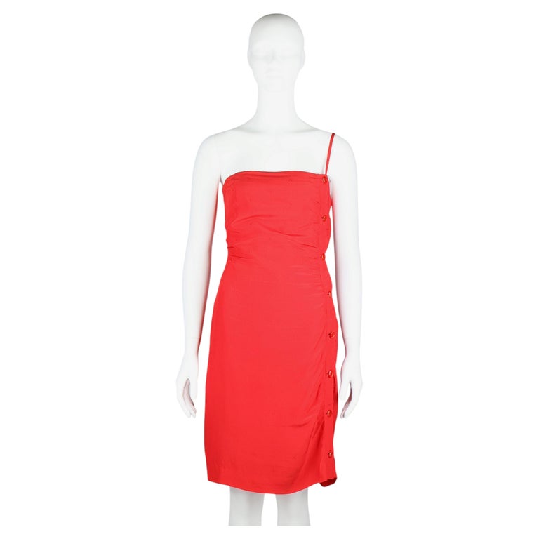 VALENTINO Silk Jacquard V-Monogram Cocktail Dress, c.19952002 For Sale at 1stDibs VALENTINO Silk Jacquard V-Monogram Cocktail Dress, c.19952002 For Sale at 1stDibs