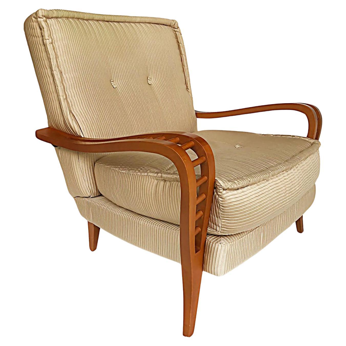Vintage Saporiti, Il Loft Martina Club Chair, Bergamo Etoile Fabric