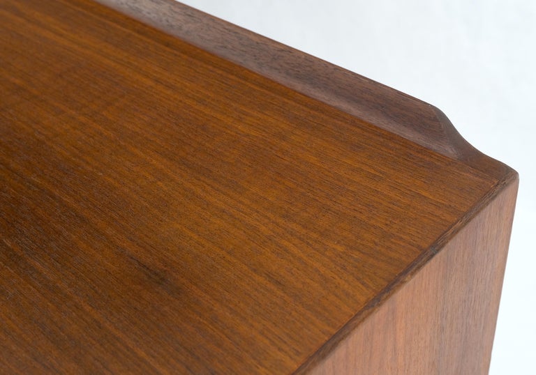 Vodder Sibast Danish Mid-Century Modern Teak Long 8 Drawers Credenza Dresser For Sale 1