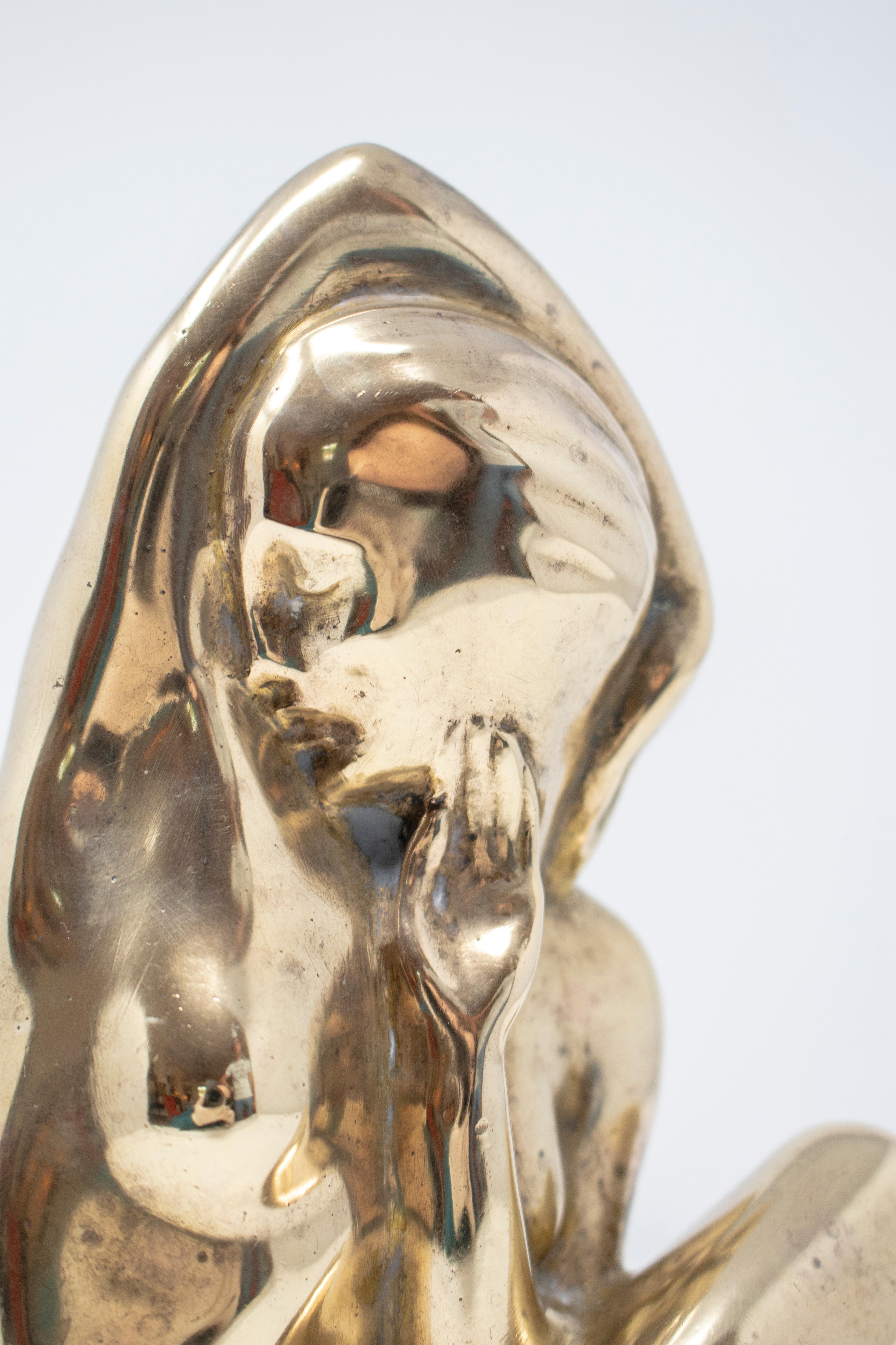 Vodi Colcertaldo Signed Female Art Deco Bronze Figure Sculpture 7