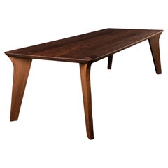 Vöeg Dining Table, Solid Black Walnut with Exposed Joinery
