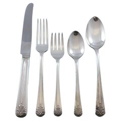 Vogue by International Silverplate Flatware Set for 8 Service 50 Pieces Dinner