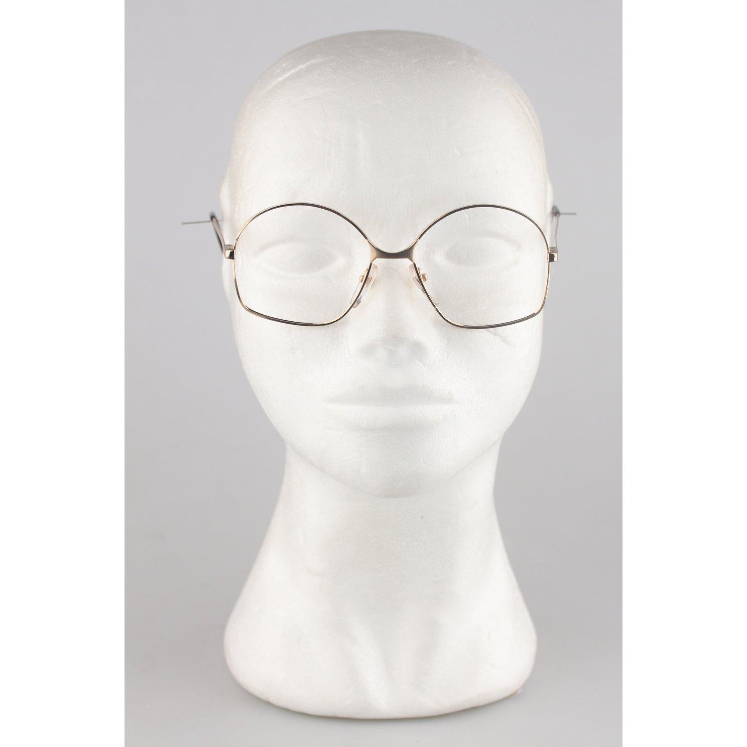 Vogue D'Or by Bausch & Lomb 1/20 10K GF Gold Mint Eyeglasses Mod 516 In Good Condition In Rome, Rome