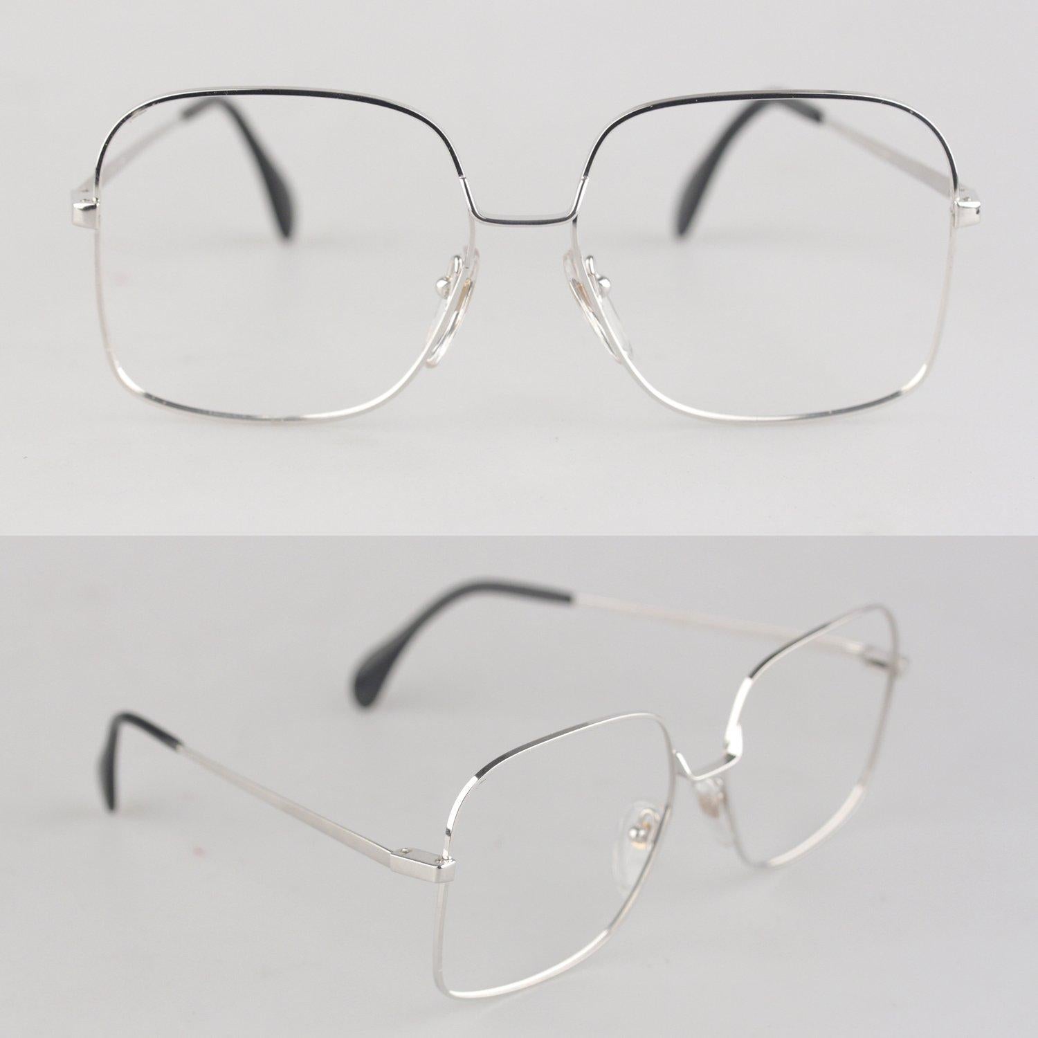 Gray Vogue D'Or by Bausch & Lomb 1/20 10K GF White-Gold Mint Eyeglasses 520