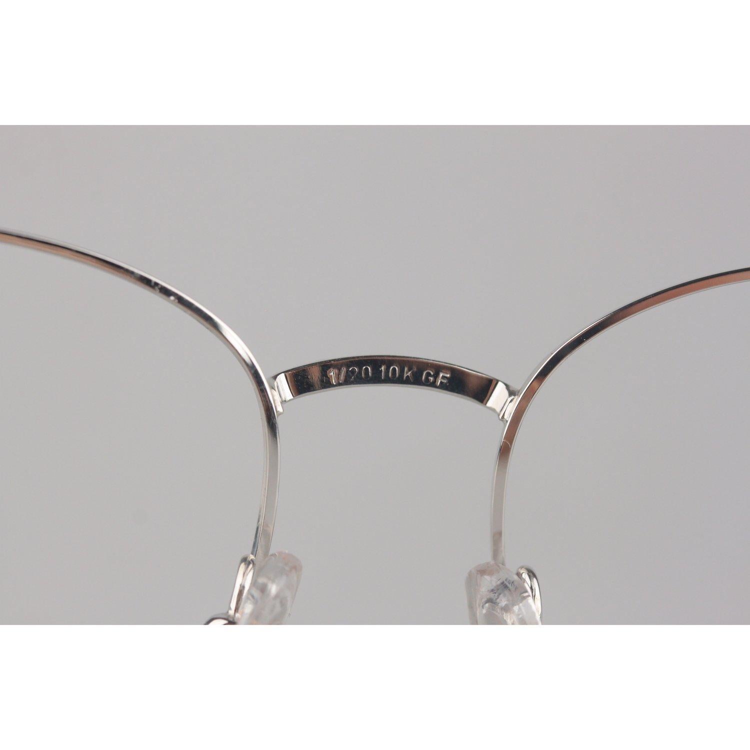Women's Vogue D'Or by Bausch & Lomb 10K GF White Gold Mint Eyeglasses Mod 512