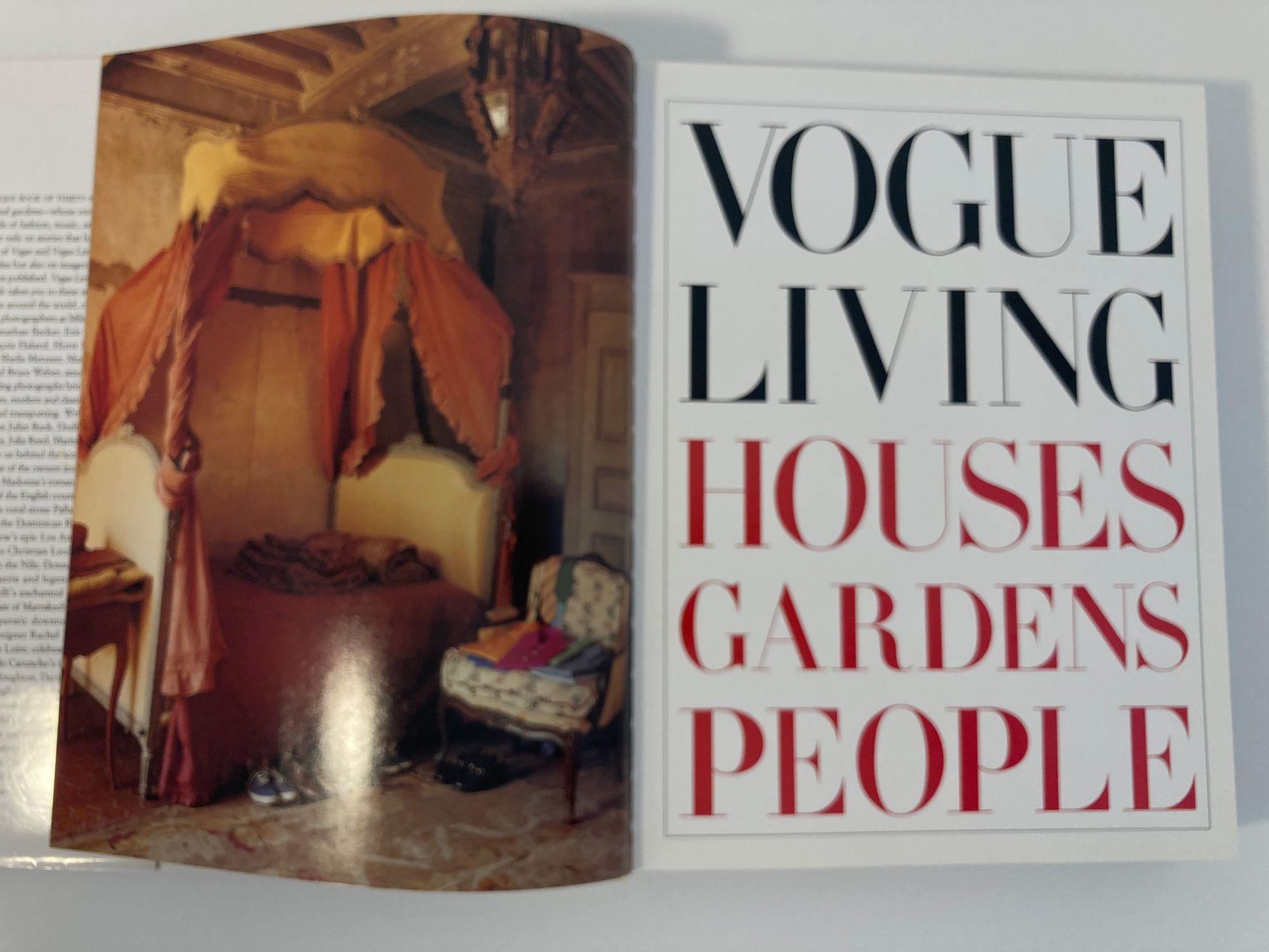 Livre « Vogue Living Houses Gardens People » (Les gens des maisons de jardin) de Hamish Bowles, première édition en vente 1