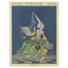 Vogue Magazine Cover – March 1, 1917 – Illustration by Frank X. Leyendecker