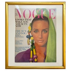 Vogue Magazine June 1969 Issue Framed Cover