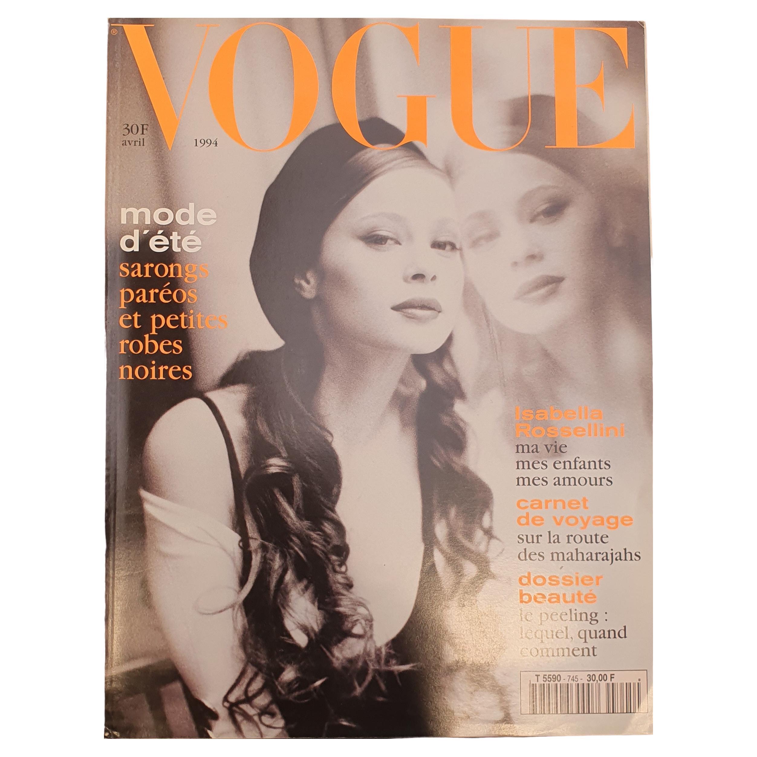Vogue Paris magazine april 1994