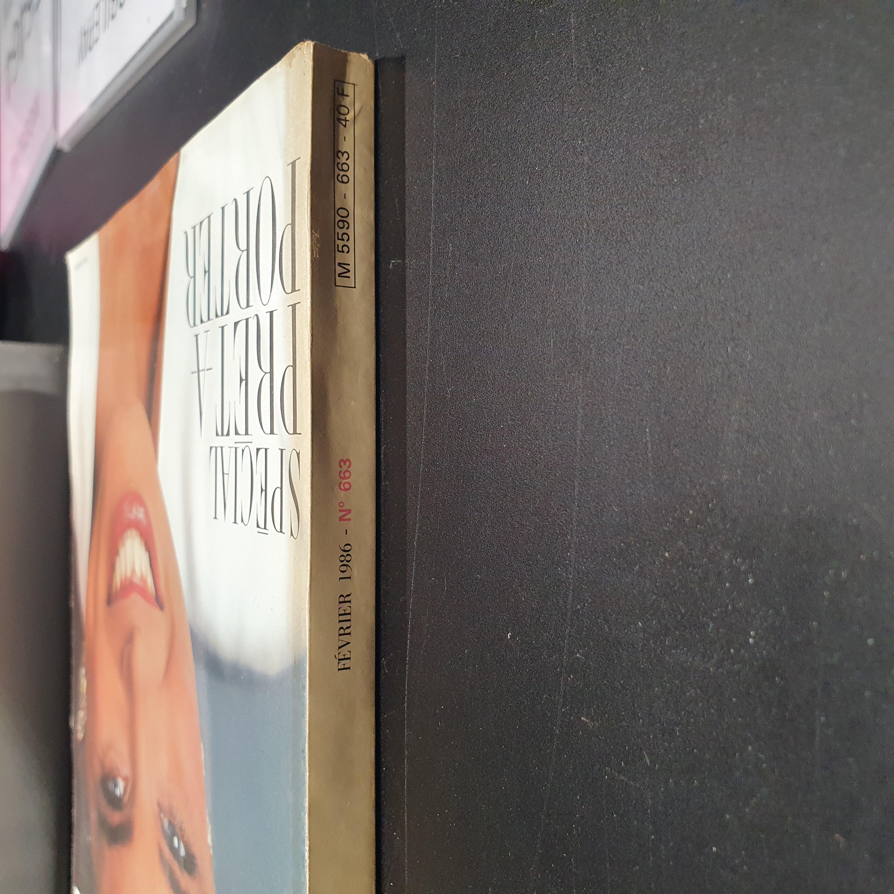 Vogue Paris magazine février 1986 en vente 1