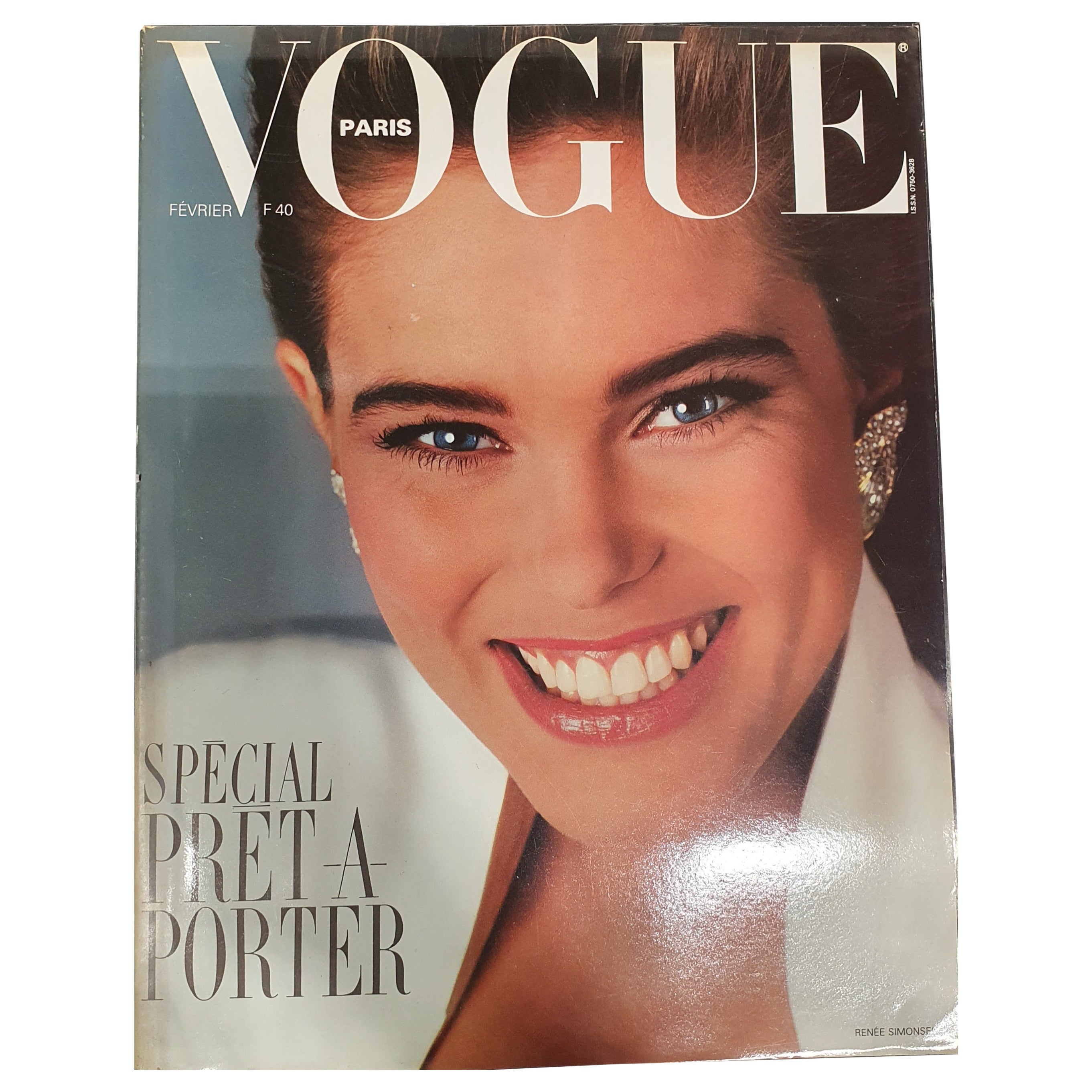 Vogue Paris magazine février 1986