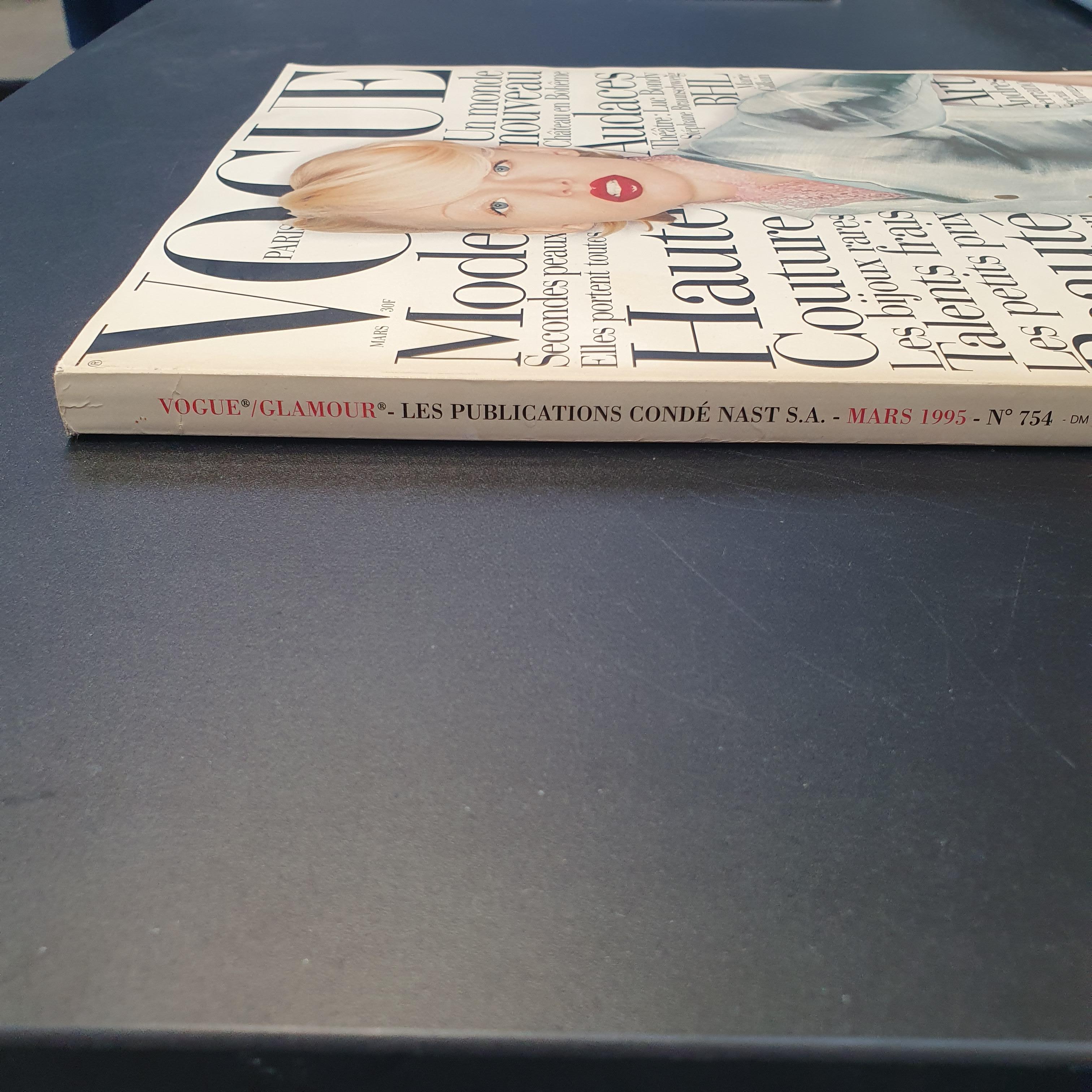 Vogue Paris magazine mars 1995 en vente 3