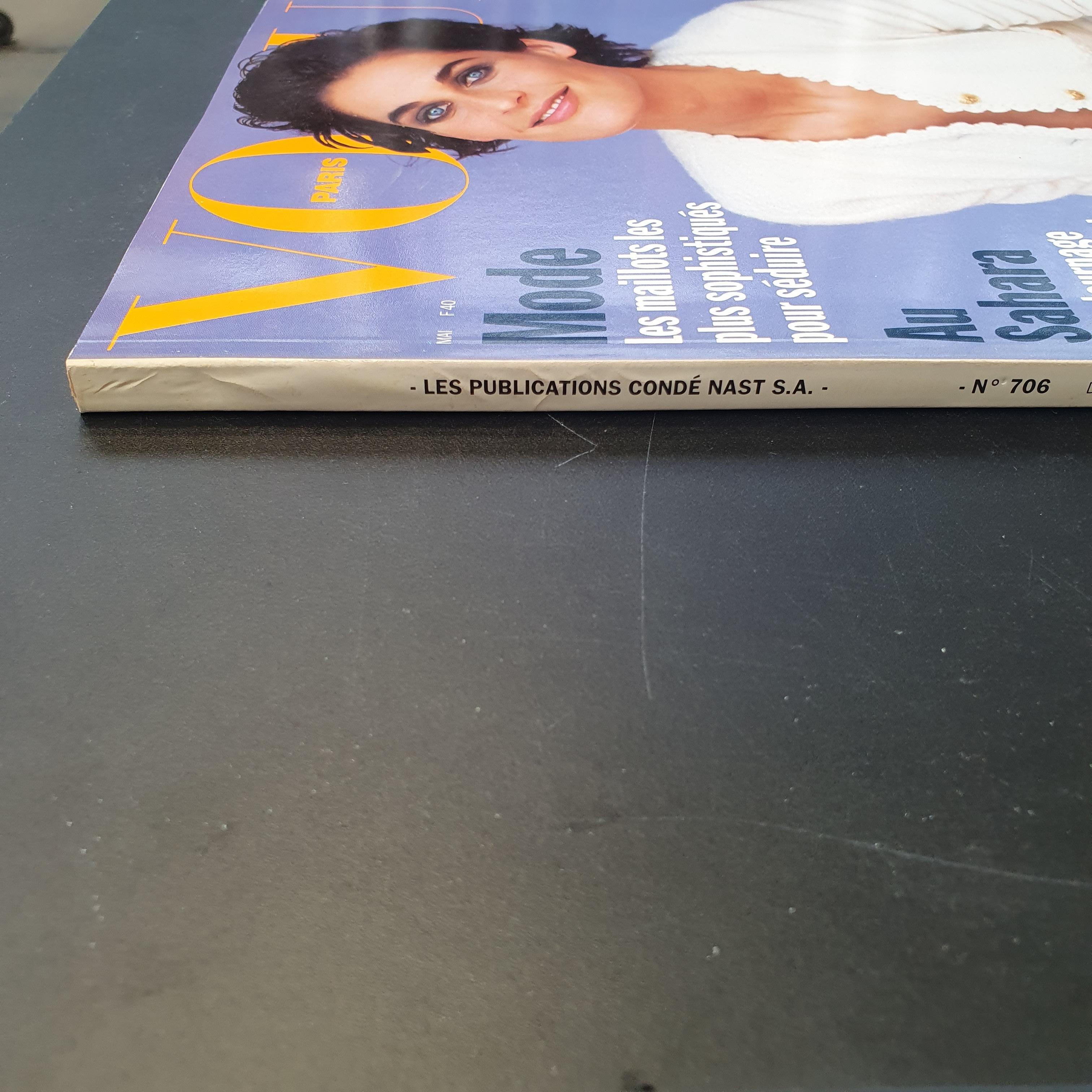 Revista Vogue París mayo 1990 en venta 1