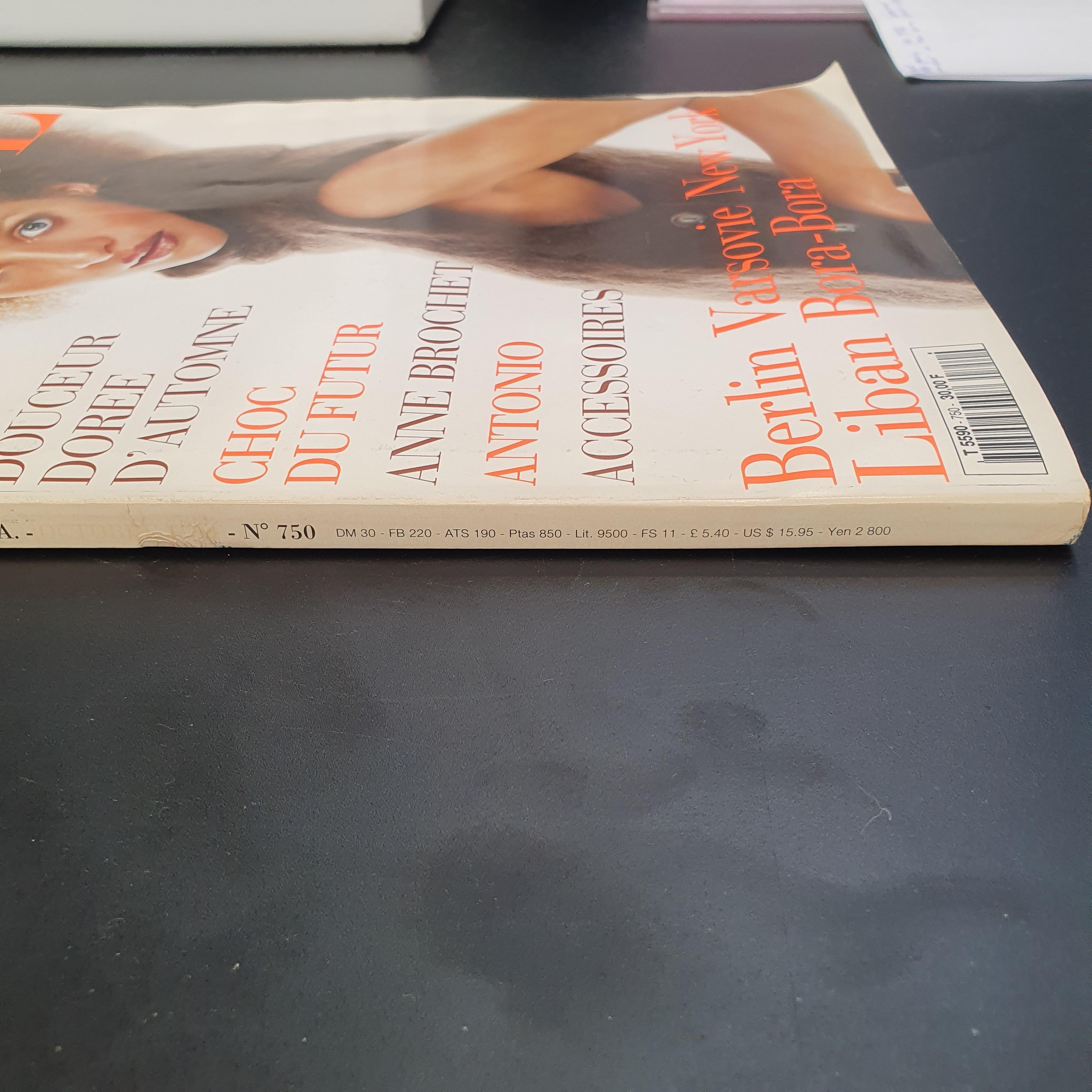 Vogue Paris magazine oktober 1994 en venta 5