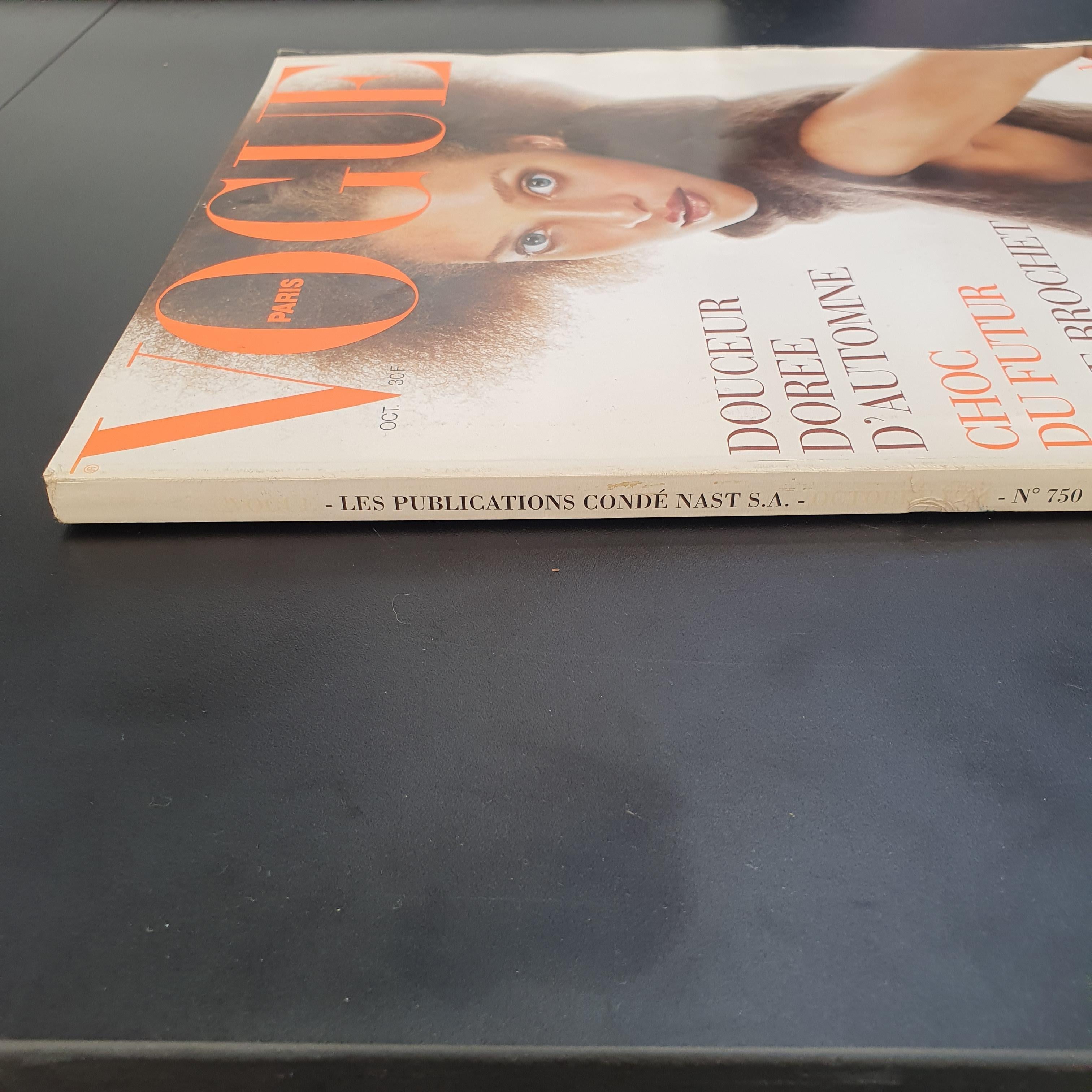 Vogue Paris magazine oktober 1994 en venta 6