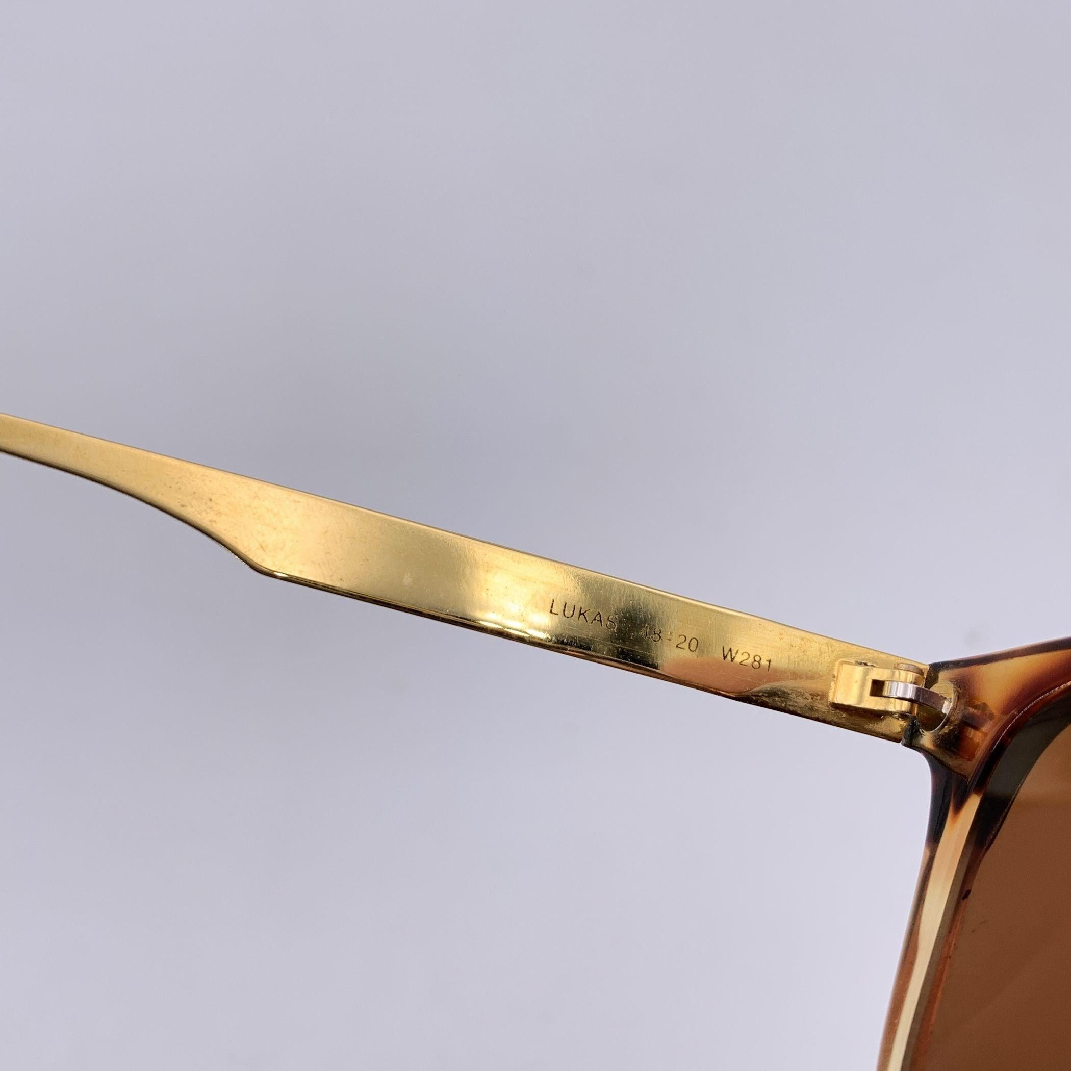 Vogue Vintage Braun Unisex Lukas Sonnenbrille 48/20 140 mm im Angebot 2