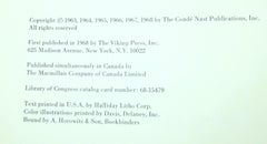 Vogue's Book of Houses, Gardens, People With Photography by Horst, 1968