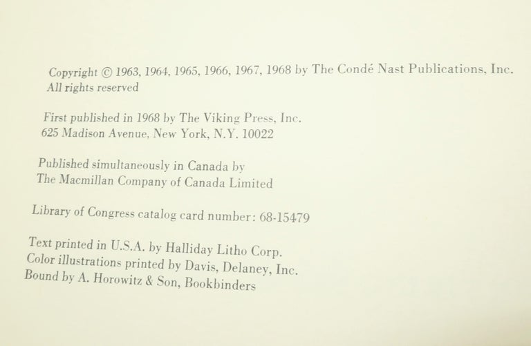 Vogue S Book Of Houses Gardens People With Photography By Horst At 1stdibs