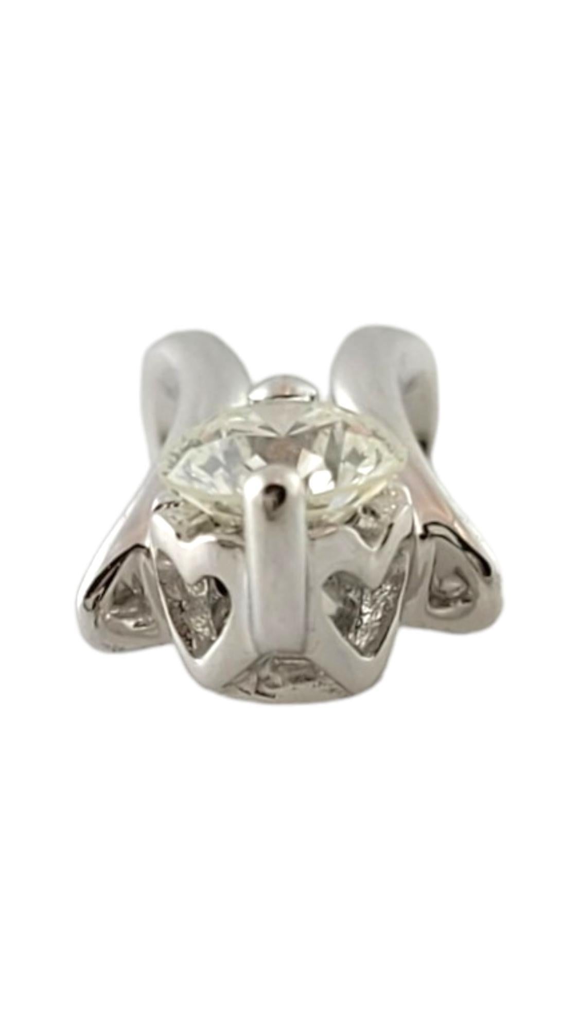 Taglio brillante Ciondolo con diamante in oro bianco 18 carati Voice by TSL #17778 in vendita