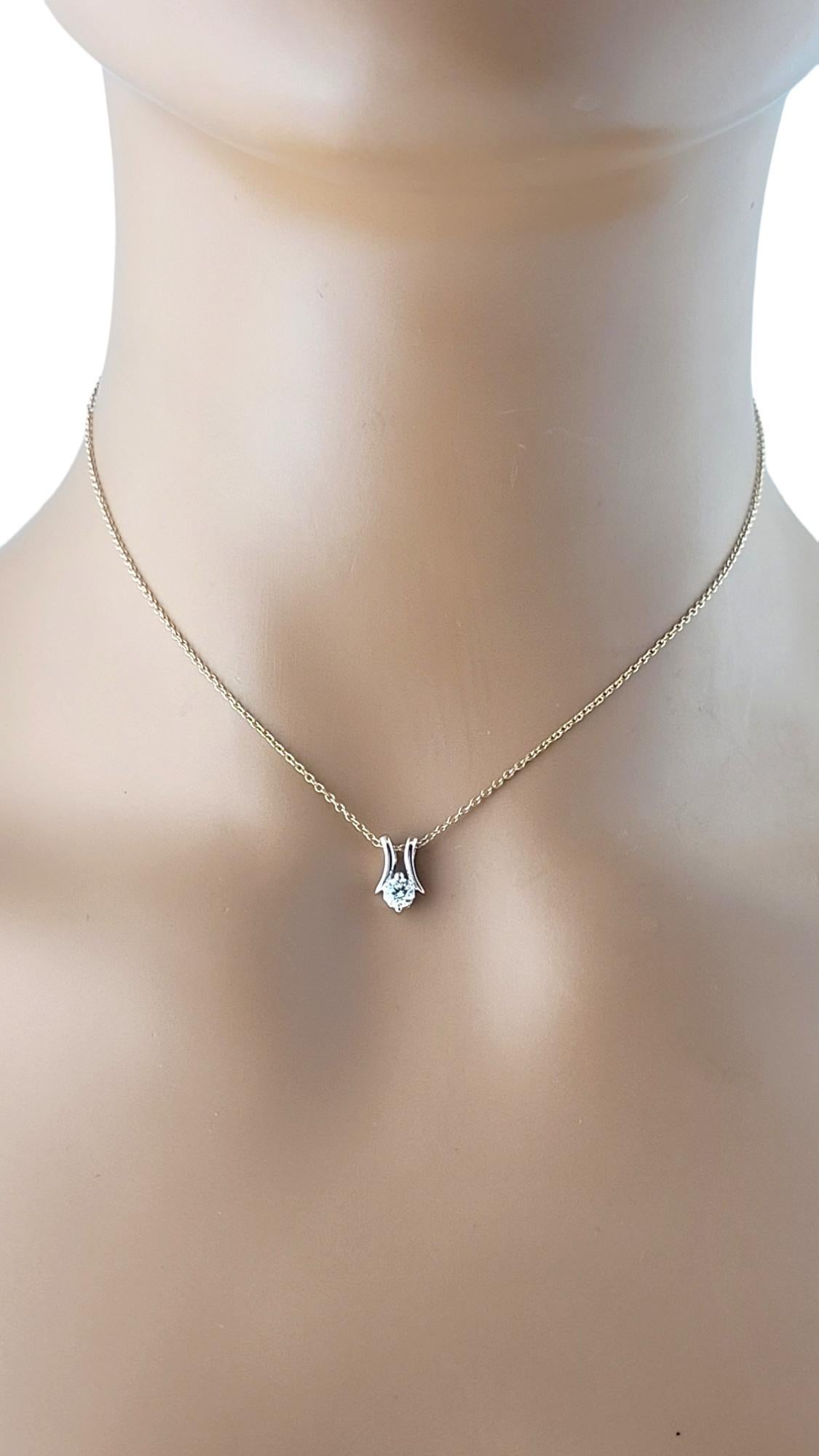 Ciondolo con diamante in oro bianco 18 carati Voice by TSL #17778 in vendita 2