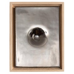 Void Dark Chrome Glazed Ceramic Wall Frame by Cindy Hsu Zell Void Dark Chrome Glazed Ceramic Wall Frame by Cindy Hsu Zell