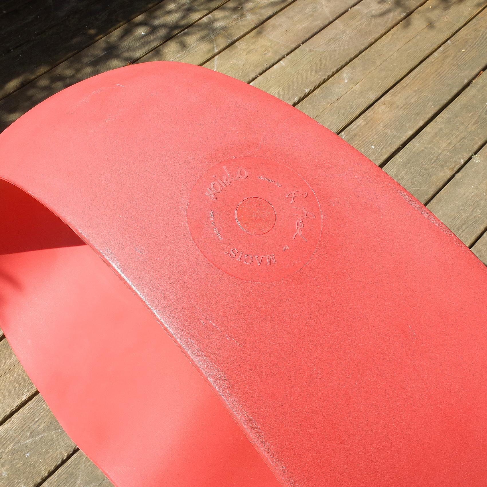 Moderne Fauteuil à bascule Voido rouge de Ron Arad pour Magis, 2006-2008