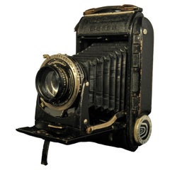 Antique Voigtländer Bessa RF Folding  120 Roll Film Camera With Copmur Rapid Shutter
