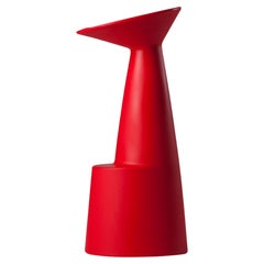 Sgabello Voilà rosso fuoco di Marc Sadler