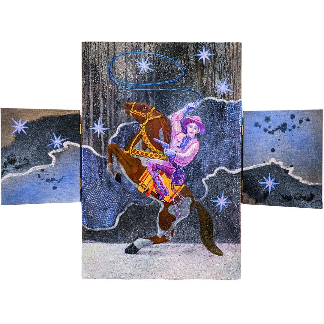 Abstract Painting di Vojislav Radovanovic - Star Wrangler