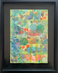 « Unending Discovery » de Vojna Bastovanovic Casteel ; aquarelle encadrée, 2022