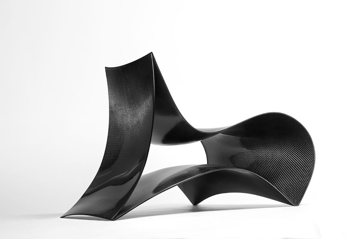 Ona - 21st Century, Contemporary Design, Chair, Handcrafted Carbon Fibre - Sculpture by Vojo Narancic