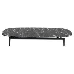 Volage Ex-S Coffee Table in Marble and Aluminium Base by Philippe Starck 