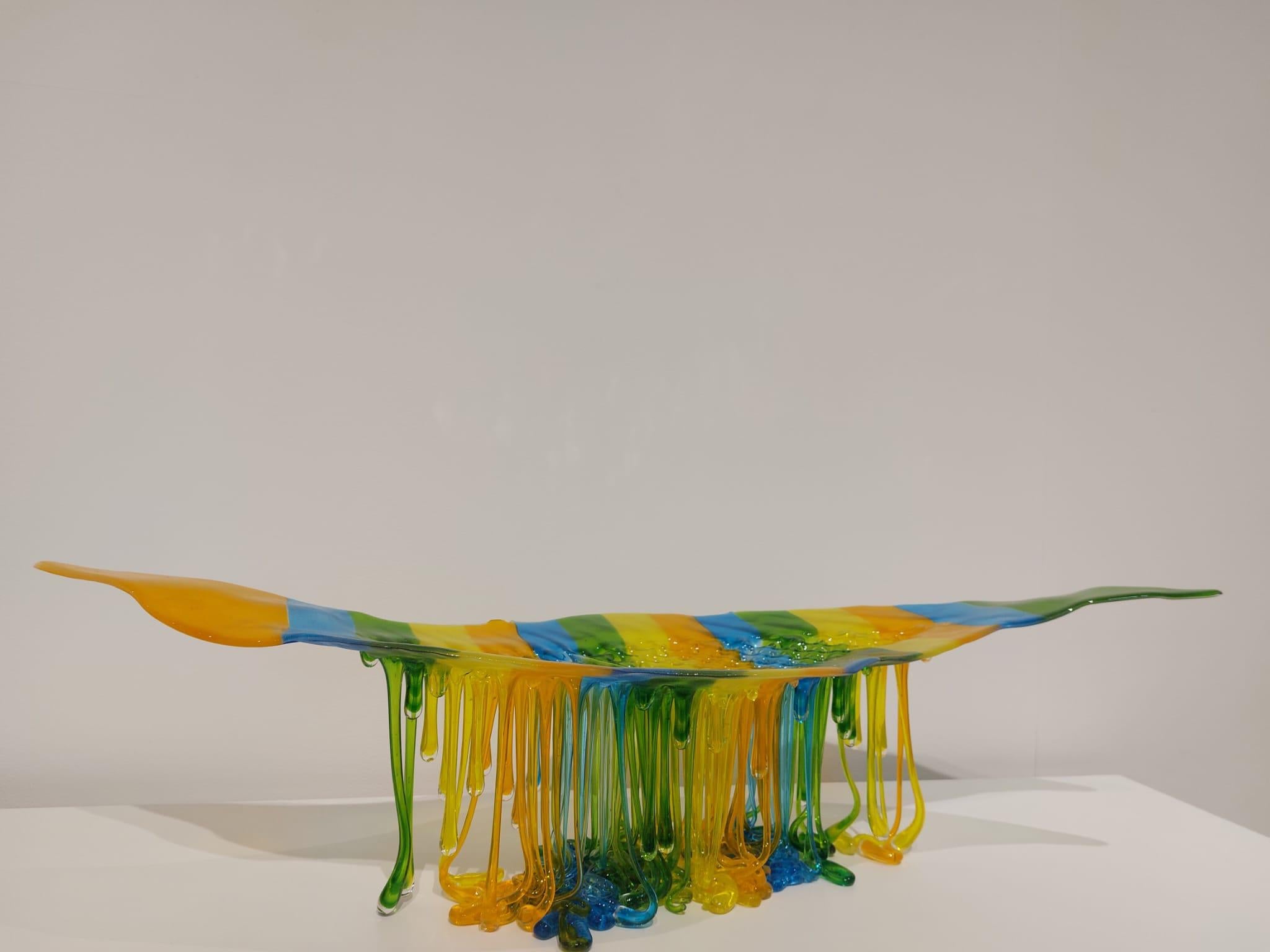 „Volare“, Tafelaufsatz aus Muranoglas, handgefertigt in Italien, zeitgenössisches Design, 2022 im Angebot 5
