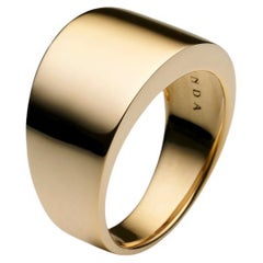 Bague Volc en or jaune 9ct