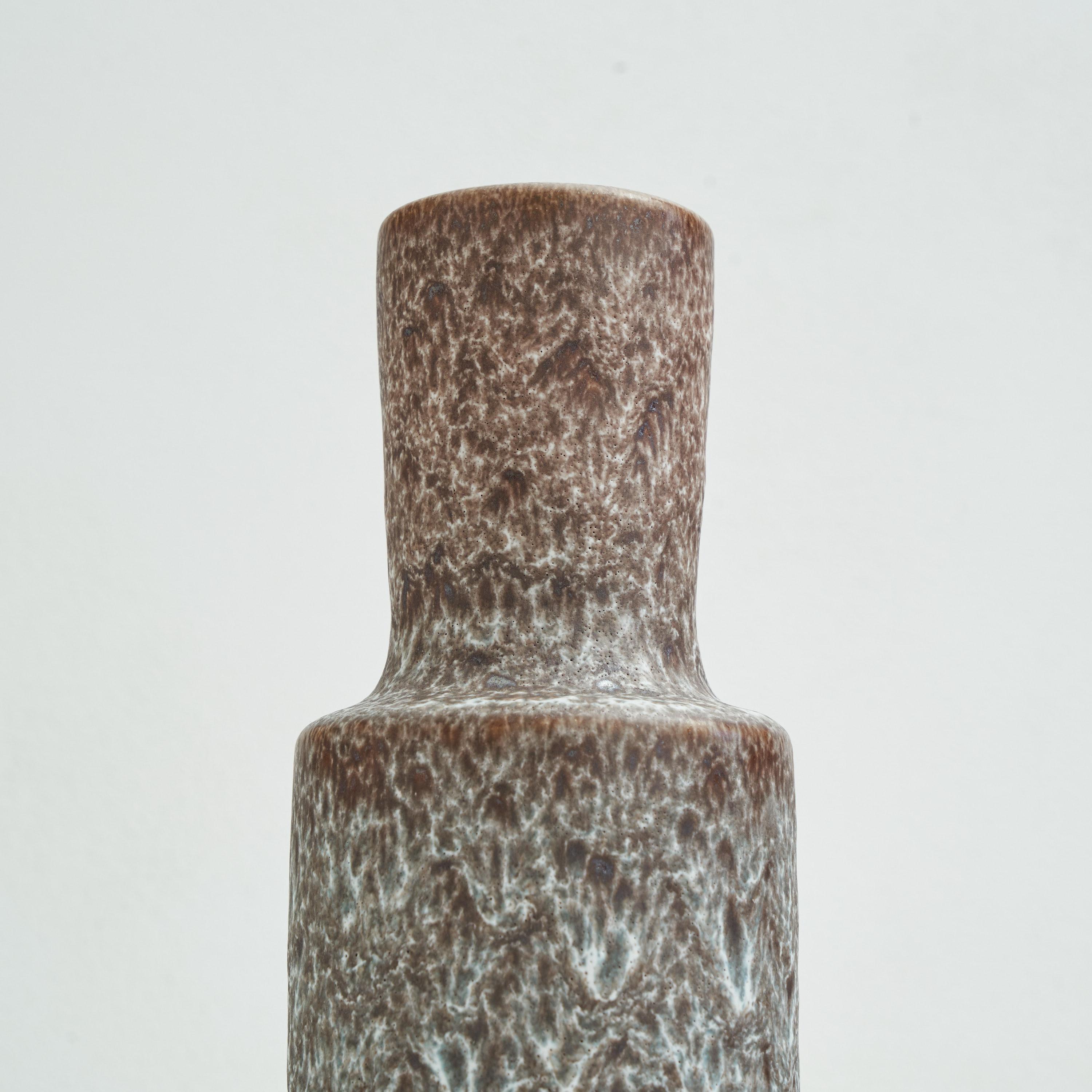 Mid-Century Modern Volcanic Glazed Mid Century Pottery Vase by Steuler Keramik, 1960s For Sale