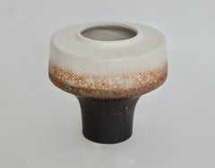 Volcanic Glazed Studio Pottery Vessel, Style of Gertrud and Otto Natzler