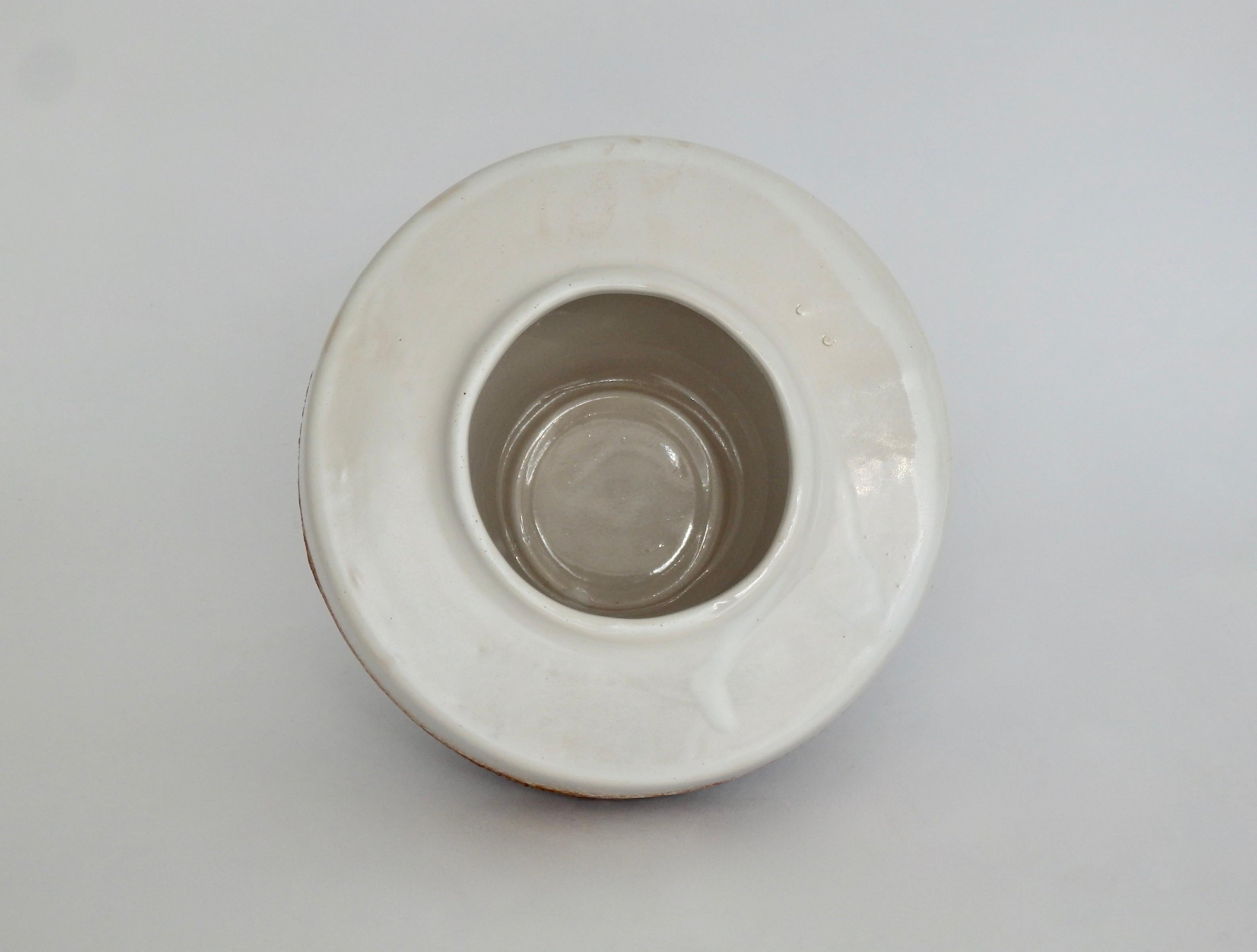 Americano Vaso in Studio Pottery con smaltatura vulcanica, stile di Gertrud e Otto Natzler in vendita