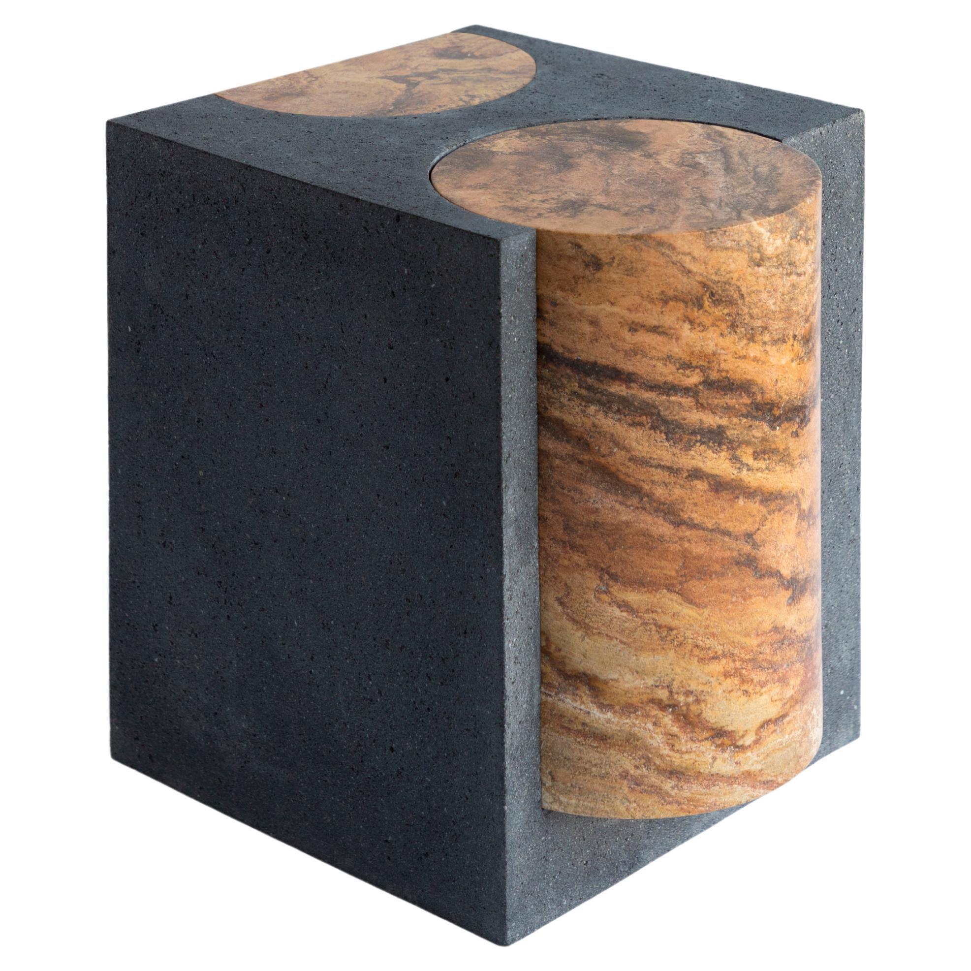 Volcanic Shade I Stool/Table by Sten Studio, Represented by Tuleste Factory For Sale
