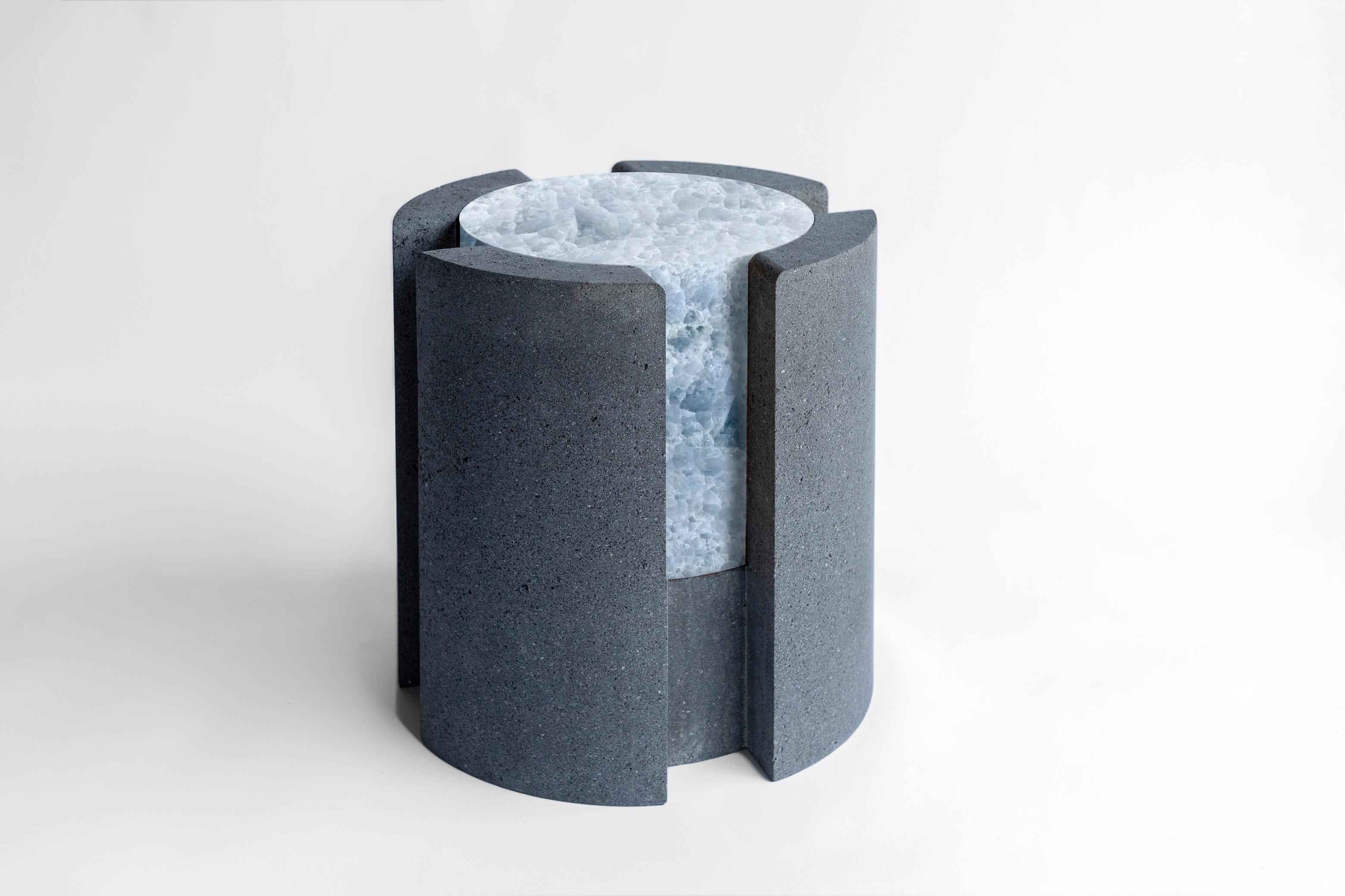 Volcanic Shade III Stool/Table by Sten Studio, Represented by Tuleste Factory For Sale 1